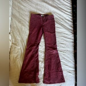 Like new pink corduroy bell bottoms